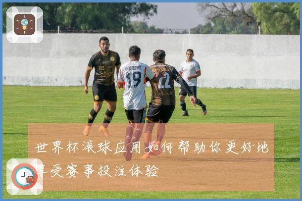 世界杯滚球应用如何帮助你更好地享受赛事投注体验