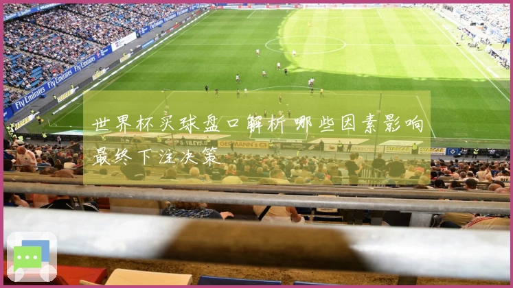 世界杯买球盘口解析 哪些因素影响最终下注决策