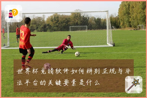 世界杯竞猜软件如何辨别正规与非法平台的关键要素是什么